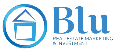 Blu Real Estate Logo Home - UK Digital Developers {/UK Digi Devs}